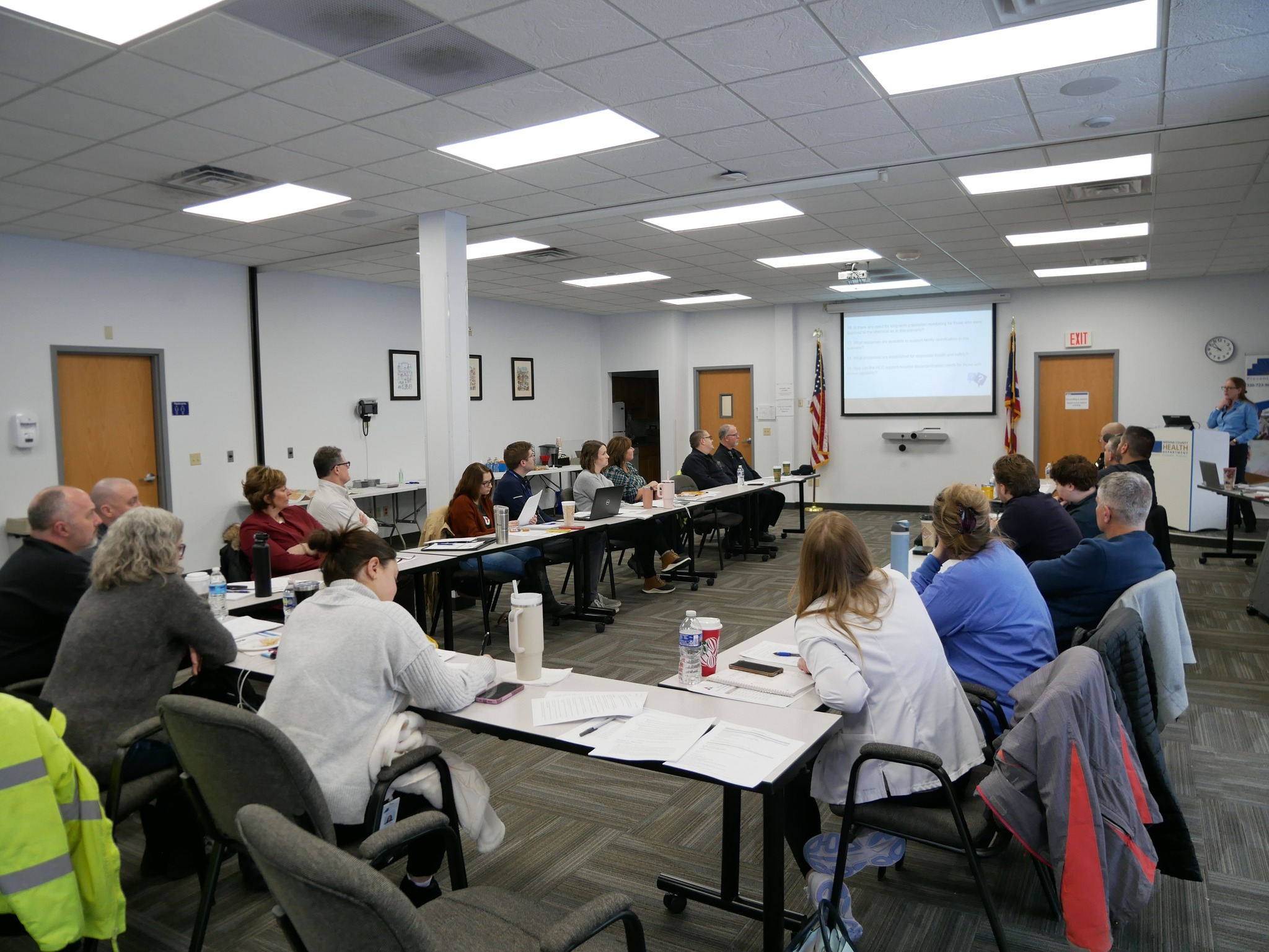 MCHD, local agencies, and health care organizations participating in a regional tabletop exercise Jan. 2025