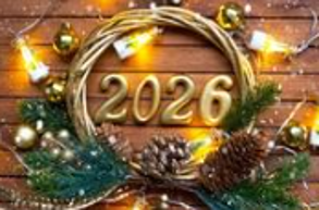 Wreath with evergreen and pinecones