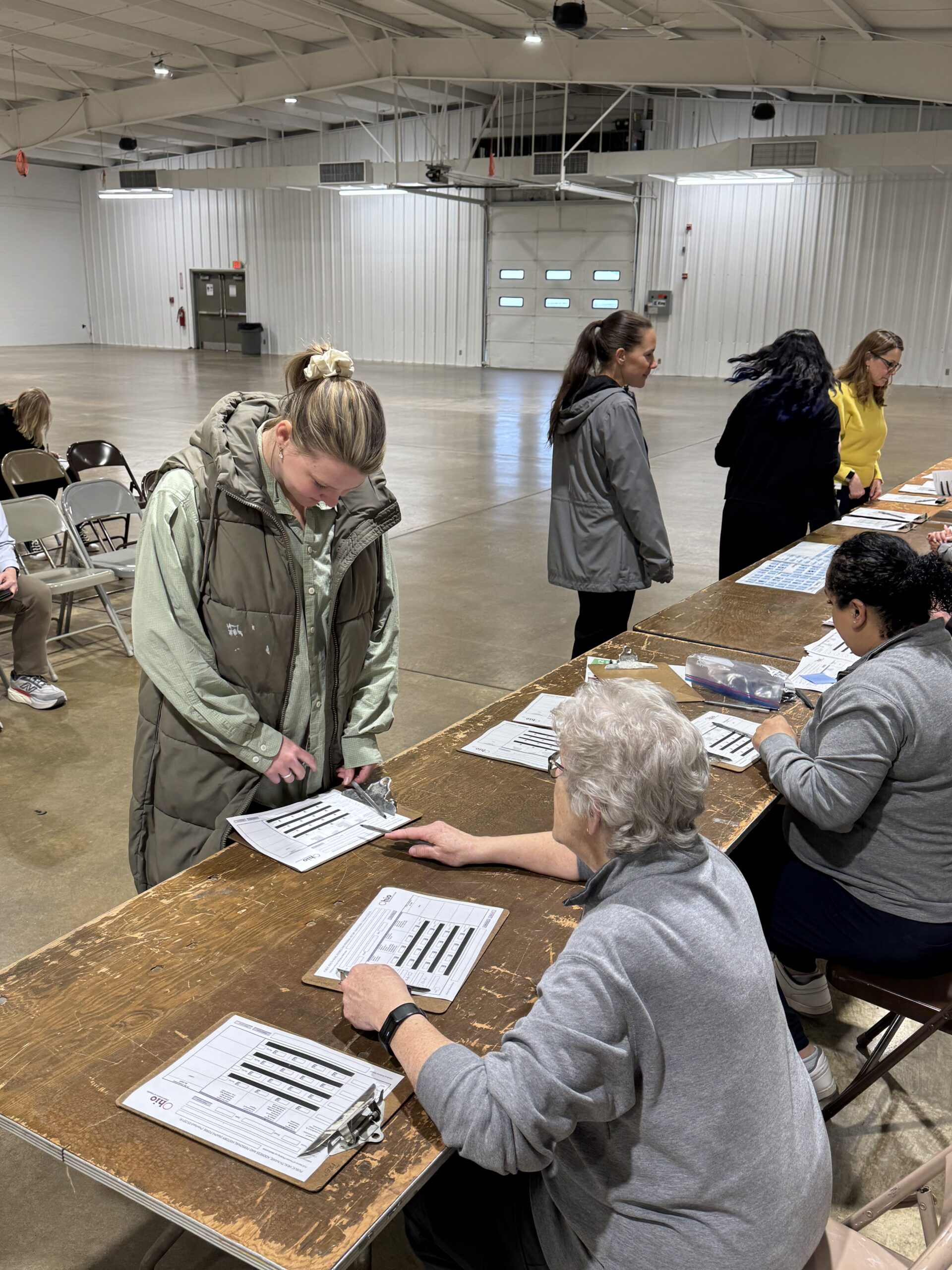 MCHD staff participating in a Point of Distribution (PoD) exercise