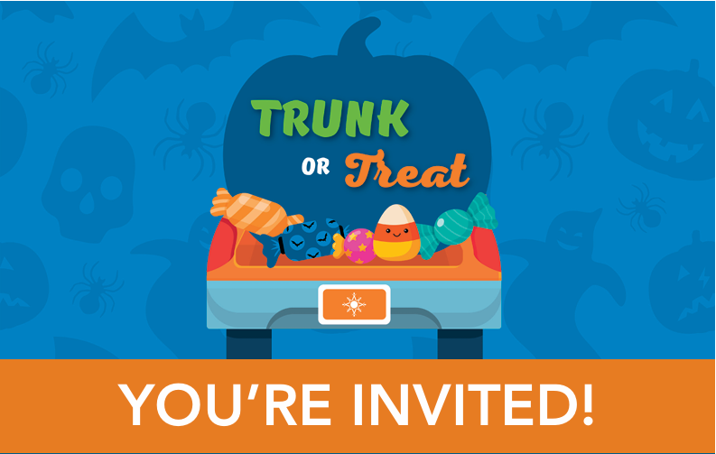 Wednesday, October 21 5:30-7:00pm 177 Northland Drive Medina, OH Join us for our third annual Trunk or Treat event! Wear a family-friendly costume and bring your family! The event will be held indoors if there is inclement weather. For more information, contact Melissa Romain at: 440.260.2950 | melissa.romain@ohioguidestone.or