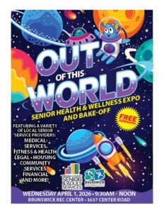 Flyer for event, lists the theme and types of organizations represented