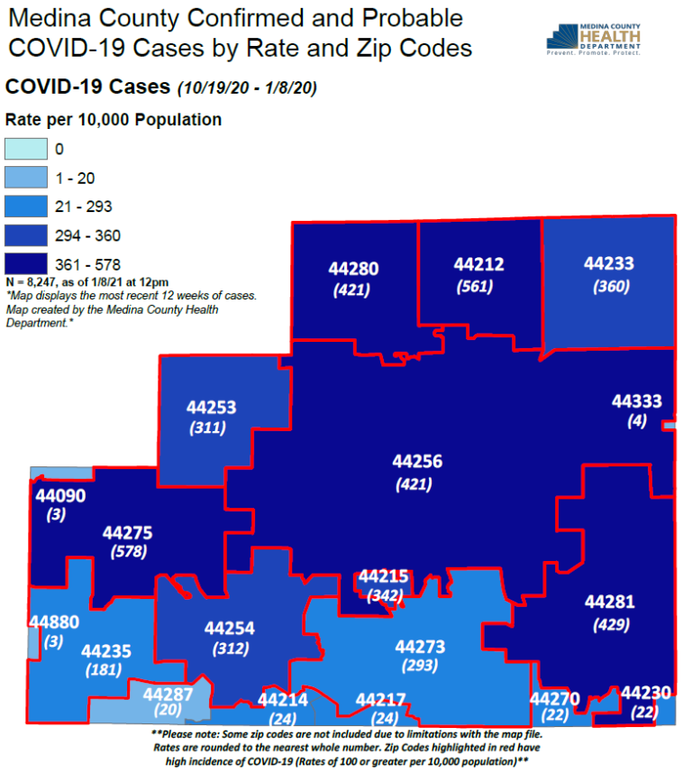 zipmap 1.8 Medina County Health Department